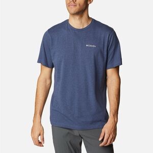 Columbia Blue Short Sleeve Tee Relaxed Fit